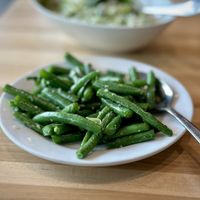 String Bean with Garlic  at Dan Modern Chinese in Manhattan Beach