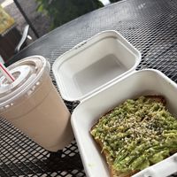 Cheer Up Buttercup (omit Nutella) & Avo. Toastie  at City Girl Juice in Sinking Spring