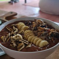 Chocolate smoothie bowl  #Veganuary at Orion Cafe in Koh Phangan