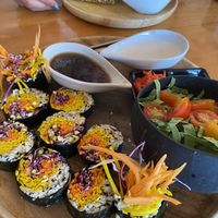 Raw sushi with stellar wasabi.  at Orion Cafe in Koh Phangan