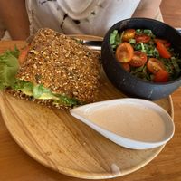 Raw BLT sando.  at Orion Cafe in Koh Phangan