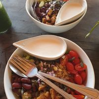 2x Protein power salad at Orion Cafe in Koh Phangan