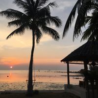 Sunset views  at Orion Cafe in Koh Phangan