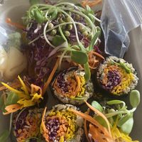 Awesome sushi roll!  at Orion Cafe in Koh Phangan