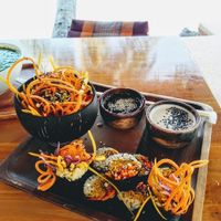 Raw Vegan Sushi - amazing!! at Orion Cafe in Koh Phangan
