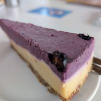 Blueberry cheesecake at Orion Cafe in Koh Phangan