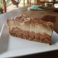 Banana and Chocolat Raw Cake at Orion Cafe in Koh Phangan