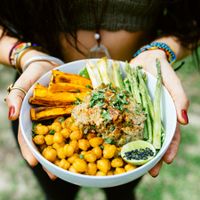 Our beautiful Bliss Bowl  at Orion Cafe in Koh Phangan