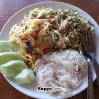 Vegetarian Thai munu at Orion Cafe in Koh Phangan