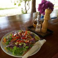 raw salad at Orion Cafe in Koh Phangan