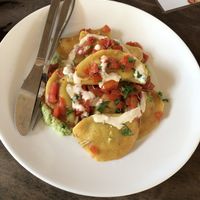 Pumpkin ravioli  at Orion Cafe in Koh Phangan