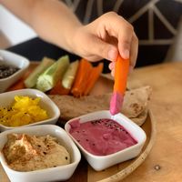 Colorful Mezze Plate at Orion Cafe in Koh Phangan