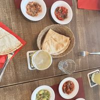 Vorspeisenteller - wir hatten 10 vegane zur Auswahl   at Restaurant Karawane in Essen