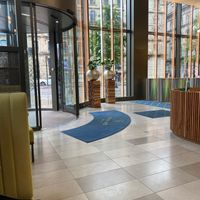 Entrance  at Foundation Coffee House in Manchester