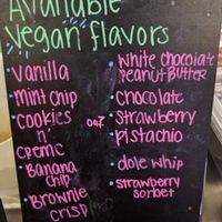 vegan flavors at Scoop LV in Las Vegas