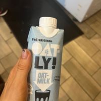 Oatly carton at store at Insomnia Cookies in Jacksonville