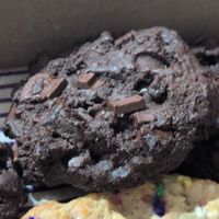 Vegan double chocolate chunk at Insomnia Cookies in Jacksonville