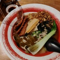 Bacon ramen bowl at Maki & Ramen in Manchester