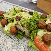 Falafel salad  at Restaurant Kastell in Sulz Am Neckar