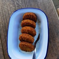 Falafel at Gustav Grün in Hamburg