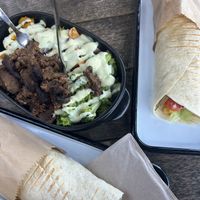 Rollo falafel, wrap, box  at Gustav Grün in Hamburg