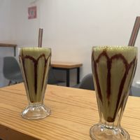 Malteada de matcha  at Melo's in Toluca