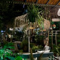 Outdoor lounge space  at Alesta in Kyrenia