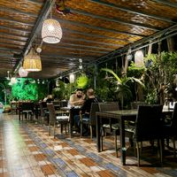 Jungle theme veranda  at Alesta in Kyrenia