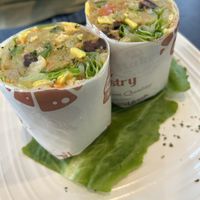 Mock meat wrap  at Wrappy Yappy in Penang