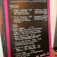 menu (deserts do not appear they often change, they have a desert buffet)  at Bella's Tea Room in Bagnoles-de-lorne-normandie