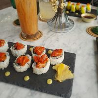 Sushi 😍🤤 and amazing drinks at Plant Bistro in Ubud