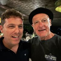 Fabio and yrs truly at Plant Bistro in Ubud