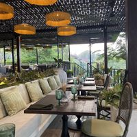 Amazing food with beautiful decor   at Plant Bistro in Ubud