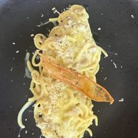 Tonnarelli Carbonara  at Plant Bistro in Ubud