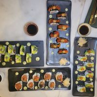 Vegan sushi at Plant Bistro in Ubud