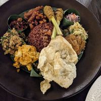 Indonesien dish at Plant Bistro in Ubud