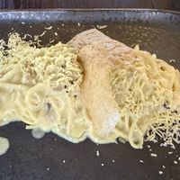 Tonnarelli Carbonara  at Plant Bistro in Ubud