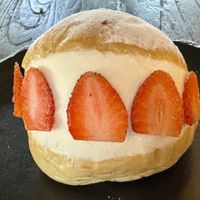 Maritozzi con fragole   at Plant Bistro in Ubud