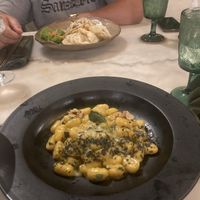Gnocchi and mie goreng  at Plant Bistro in Ubud