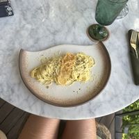 Carbonara (a little boring)  at Plant Bistro in Ubud