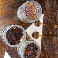 Nutella Tiramisu and Cappuccino Panna Cotta   at Plant Bistro in Ubud