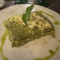 Pesto lasagna  at Plant Bistro in Ubud