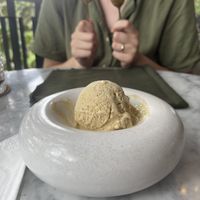 Pistachio ice cream   at Plant Bistro in Ubud
