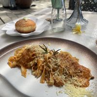 Pasta y bombolo.  at Plant Bistro in Ubud