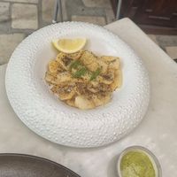 Vegan calmari at Plant Bistro in Ubud