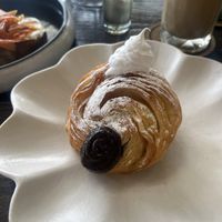 Homemade nutella cruffin  at Plant Bistro in Ubud