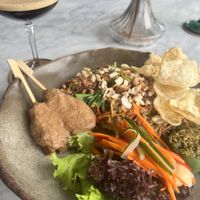 Nasi goreng with brown ricee  at Plant Bistro in Ubud