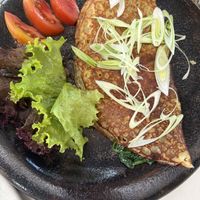 Spinach omelet   at Plant Bistro in Ubud