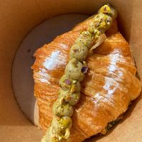 Cornetto pistachio   at Plant Bistro in Ubud