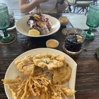 Crispy mushrooms  at Plant Bistro in Ubud